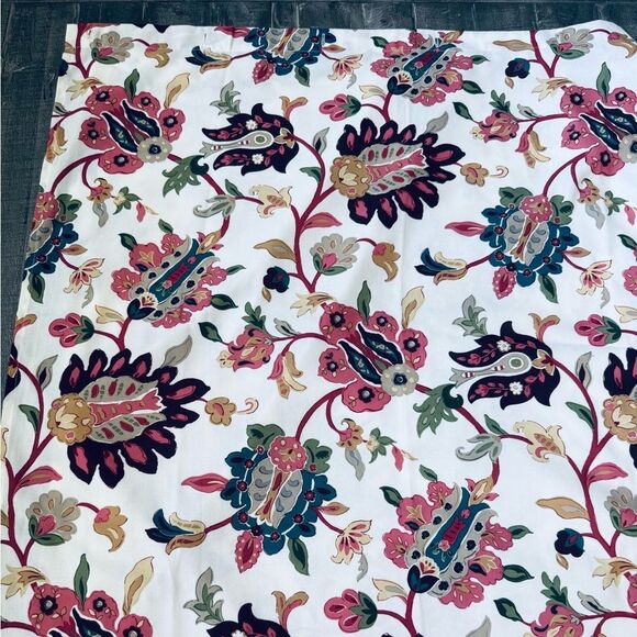 Pink Floral Paisley Print Fabric Target Shower Curtain - Picture 7 of 7